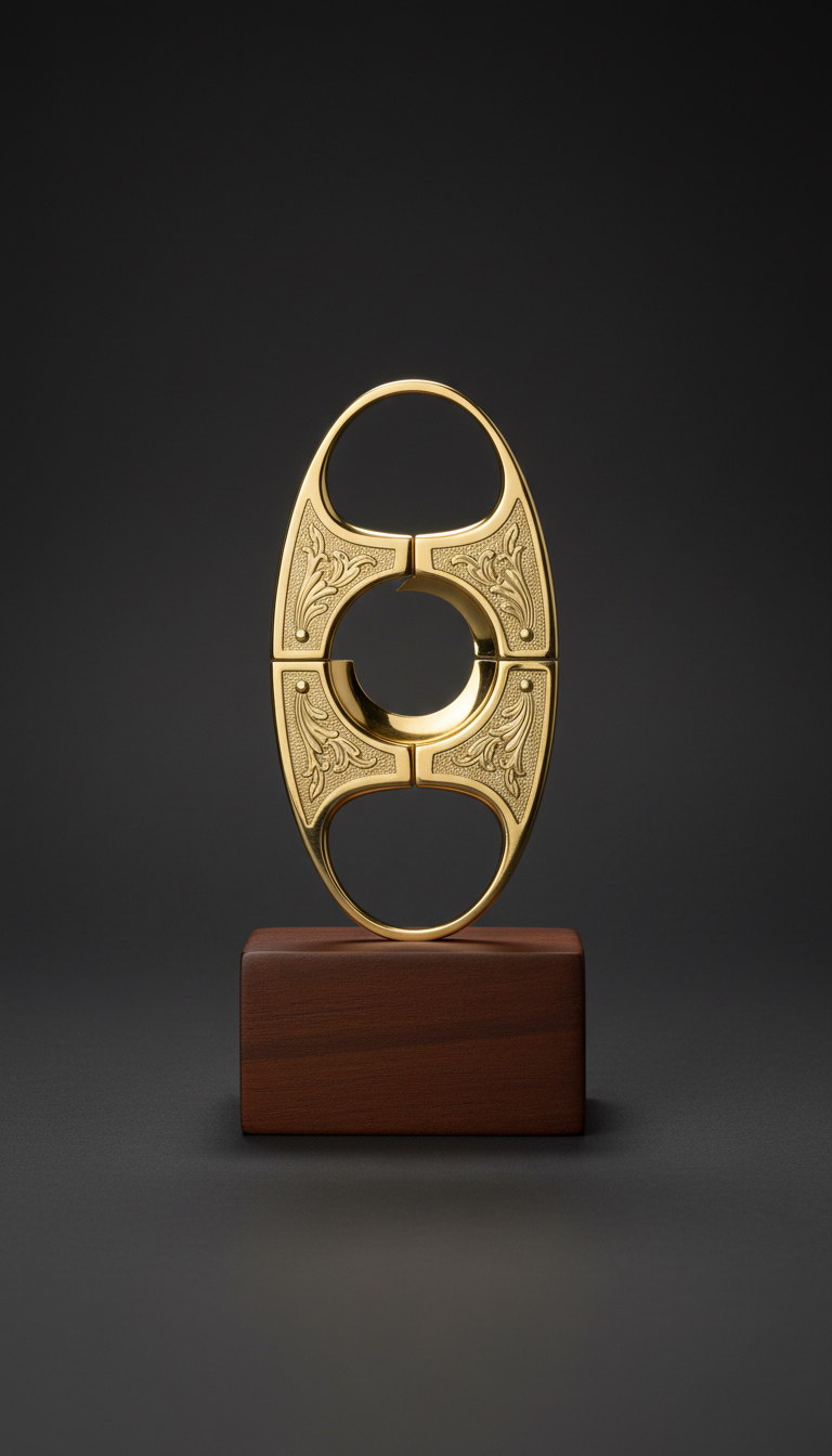 Gold-Plated Bespoke Cigar Cutter